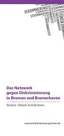 Flyer Das Netzwerk gegen Diskriminierung in Bremen und Bremerhaven