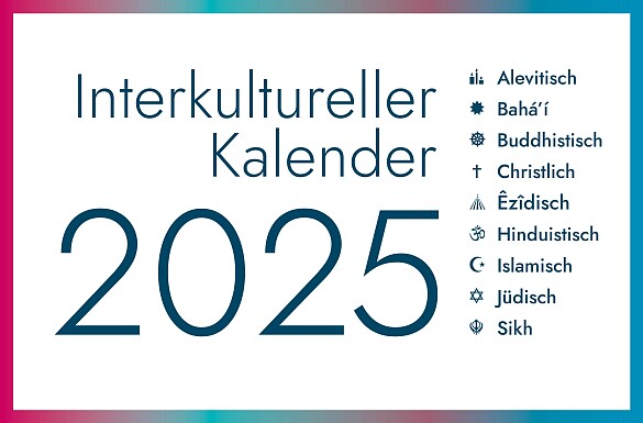 Interkultureller Kalender 2025 digital und in Papierform erhältlich